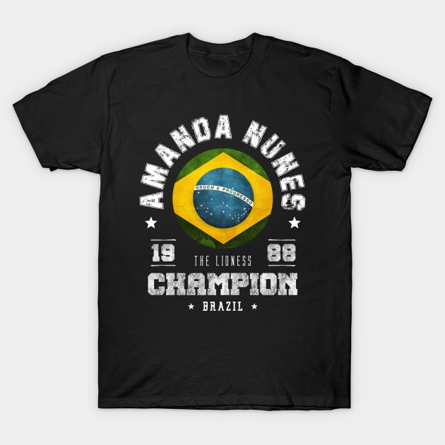 Amanda Nunes MMA T-Shirt by CulturedVisuals